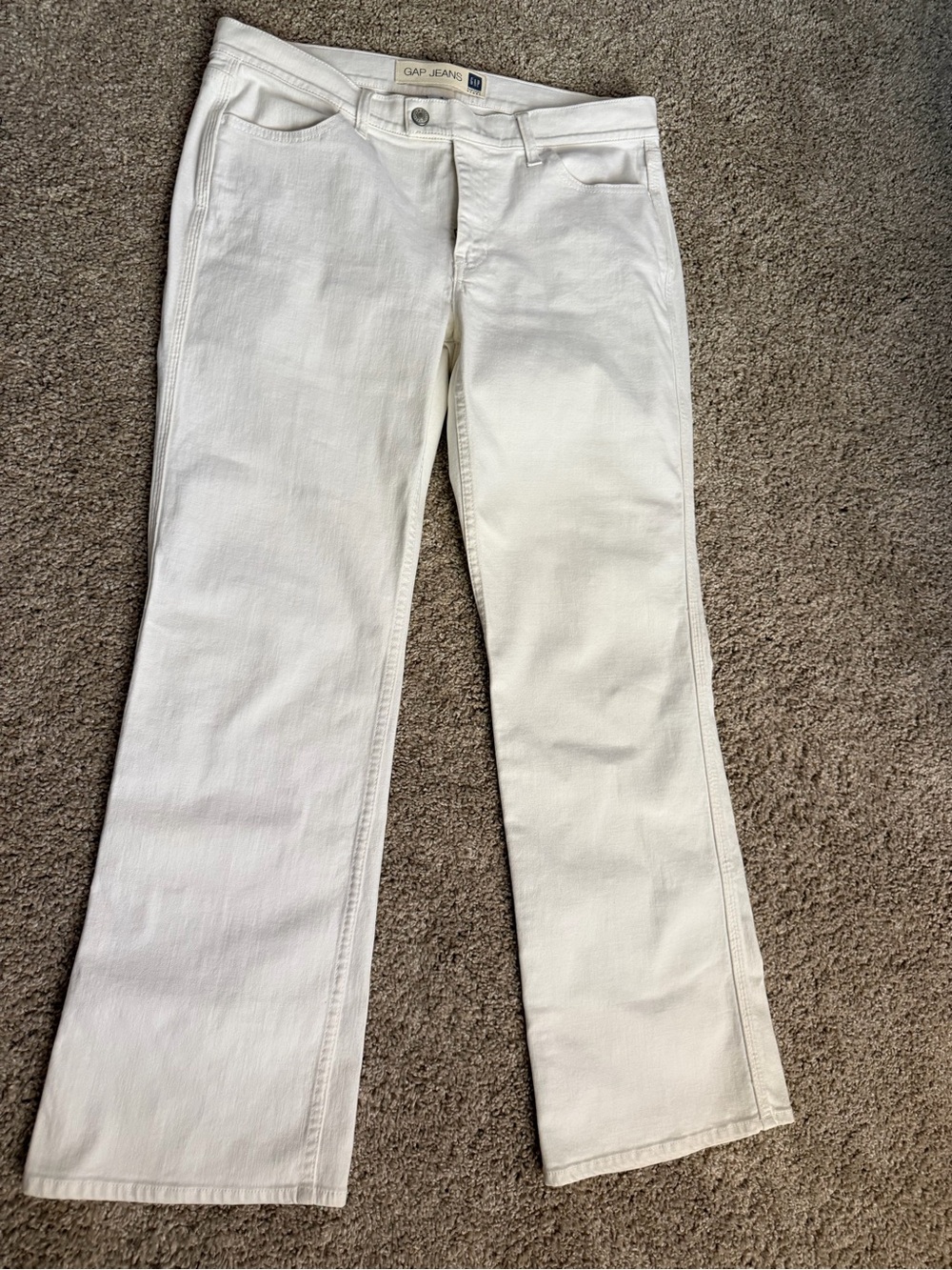 GAP Factory White Women’s Bootcut Jeans, Y2K, size 10